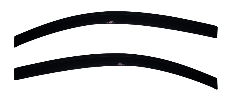 AVS 11-17 Fiat 500 Ventvisor Outside Mount Window Deflectors 2pc - Smoke - Burkken Auto Parts