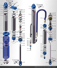 King Shocks Pr 2.5 X 18 Smoothie Hose Reservoir - Burkken Auto Parts