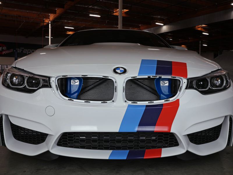 aFe Magnum FORCE Dynamic Air Scoop 15-18 BMW M3/15-20 M4 - Blue - Burkken Auto Parts