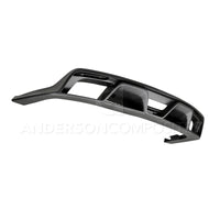 Anderson Composites 15-16 Ford Mustang R-Style Rear Valance (for Quad Tip Exhaust) - Burkken Auto Parts