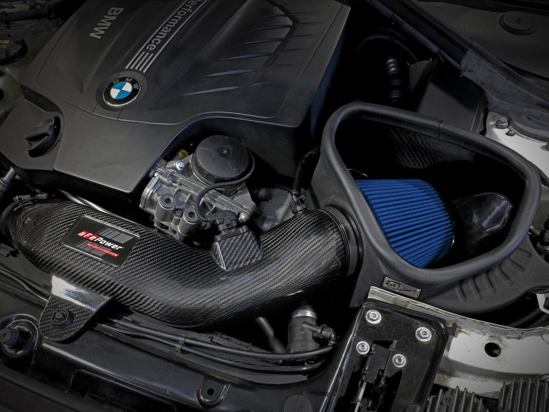 aFe Track Series Carbon Fiber Intake w/Pro 5R Filter BMW M2 (F87) 16-18 L6-3.0L (t) N55 - Burkken Auto Parts