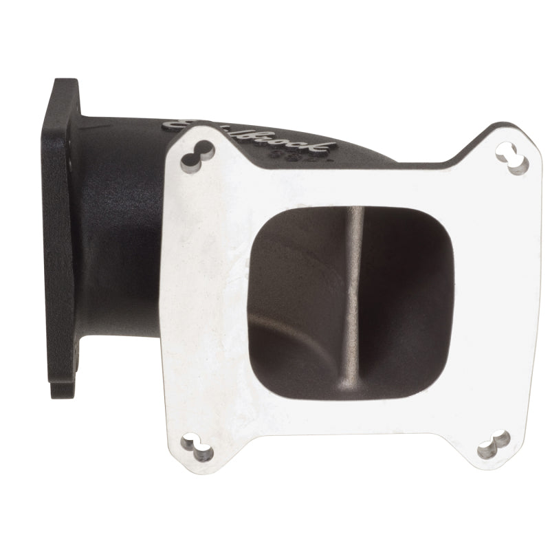 Edelbrock High Flow Intake Elbow 95mm Throttle Body to Square-Bore Flange Black Finish - Burkken Auto Parts