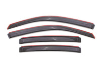 AVS 08-14 Dodge Avenger Ventvisor In-Channel Front & Rear Window Deflectors 4pc - Smoke - Burkken Auto Parts