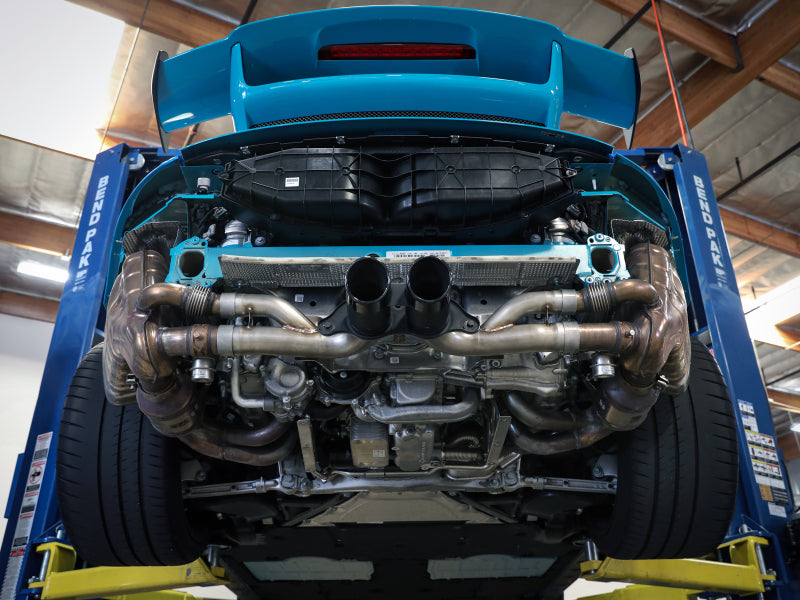 aFe Power MACHForce XP 304 Stainless Secondary Muffler Delete Pipe 14-19 Porsche 911 GT3 3.8L/4.0L - Burkken Auto Parts