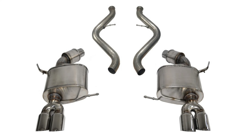 Corsa 2008-2012 BMW M3 Convertible E93 Polished Sport Cat-Back Exhaust - Burkken Auto Parts