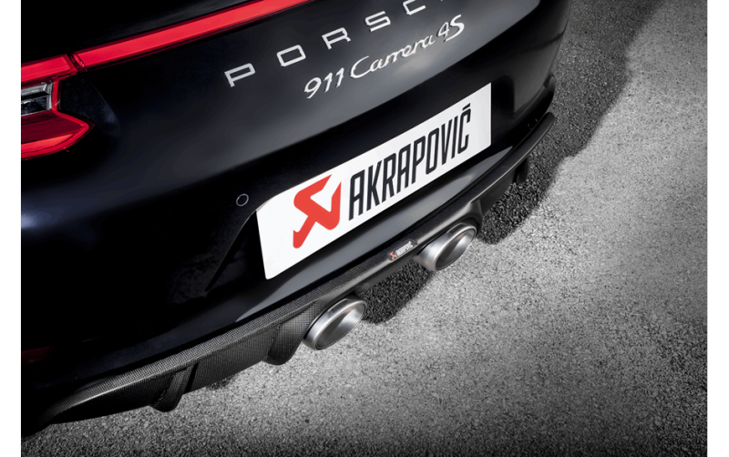 Akrapovic 16-17 Porsche 911 Carrera S/4/4S/GTS (991.2) Rear Carbon Fiber Diffuser - Matte - Burkken Auto Parts