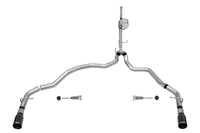 Corsa 2021-2025 Ford F-150 SuperCrew/6.5in Bed 5.0L V8 Xtreme Cat-Back Dual Rear Exit-Black PVD - Burkken Auto Parts