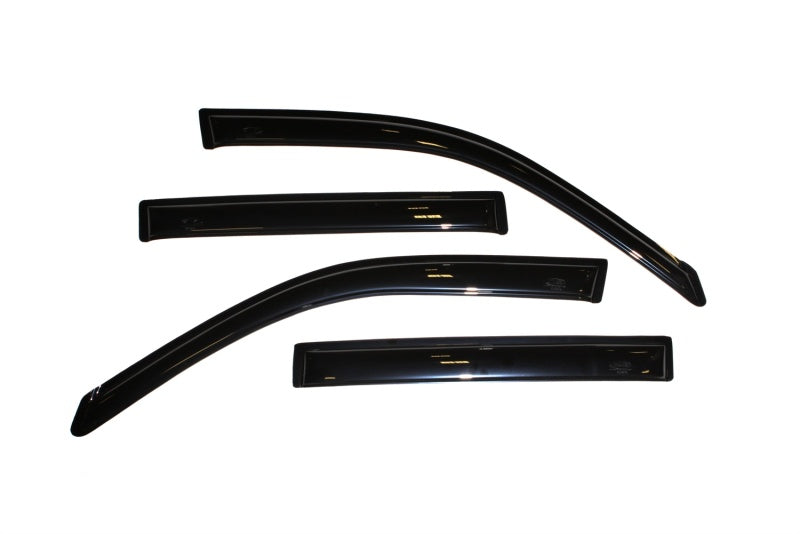AVS 01-07 Toyota Highlander Ventvisor Outside Mount Window Deflectors 4pc - Smoke - Burkken Auto Parts