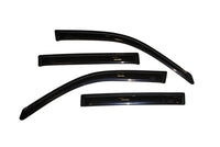AVS 01-07 Toyota Highlander Ventvisor Outside Mount Window Deflectors 4pc - Smoke - Burkken Auto Parts
