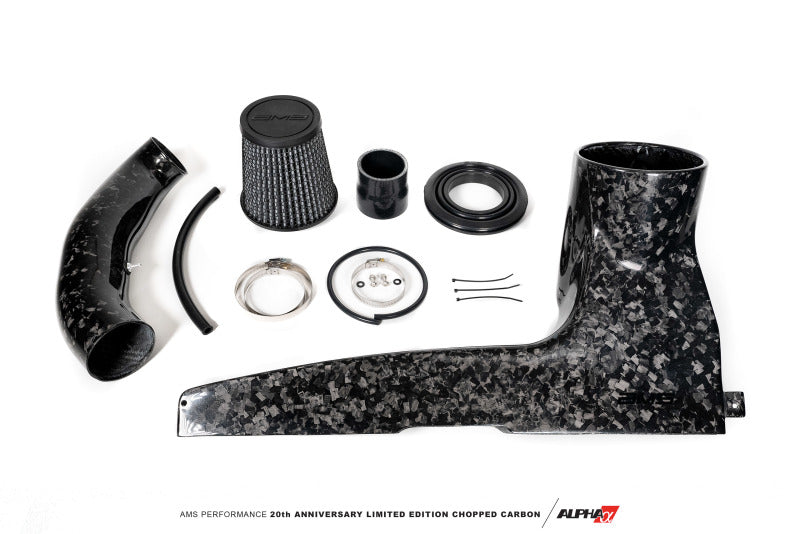 AMS Performance 2015+ VW Golf R MK7 Chopped Carbon Fiber Intake - Burkken Auto Parts