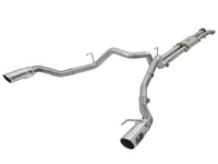 aFe MACHForce XP Exhaust Cat-Back SS-409 2017 Ford F-150 Raptor V6-3.5L (tt) w/ Polished Tips - Burkken Auto Parts