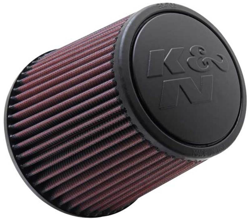 K&N Universal Rubber Filter - Round Tapered 6in Base OD x 3in Flange ID x 6in H - Burkken Auto Parts
