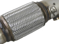 aFe Power Twisted Steel SS304 Downpipe 2.5in w/Cat 17-18 Hyundai Elantra L4-1.6L (t) - Burkken Auto Parts