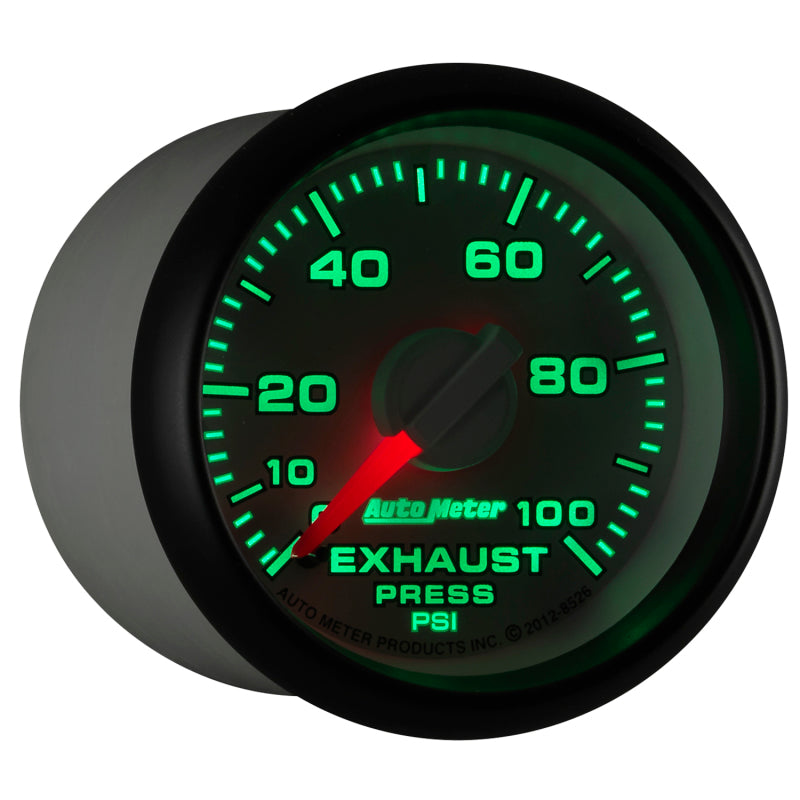 Autometer Factory Match 52.4mm Mechanical 0-100 PSI Exhaust (Drive) Pressure Gauge - Burkken Auto Parts