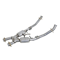 BBK 86-93 Mustang 5.0 High Flow X Pipe With Catalytic Converters - 2-1/2 - Burkken Auto Parts