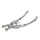 BBK 86-93 Mustang 5.0 High Flow X Pipe With Catalytic Converters - 2-1/2 - Burkken Auto Parts