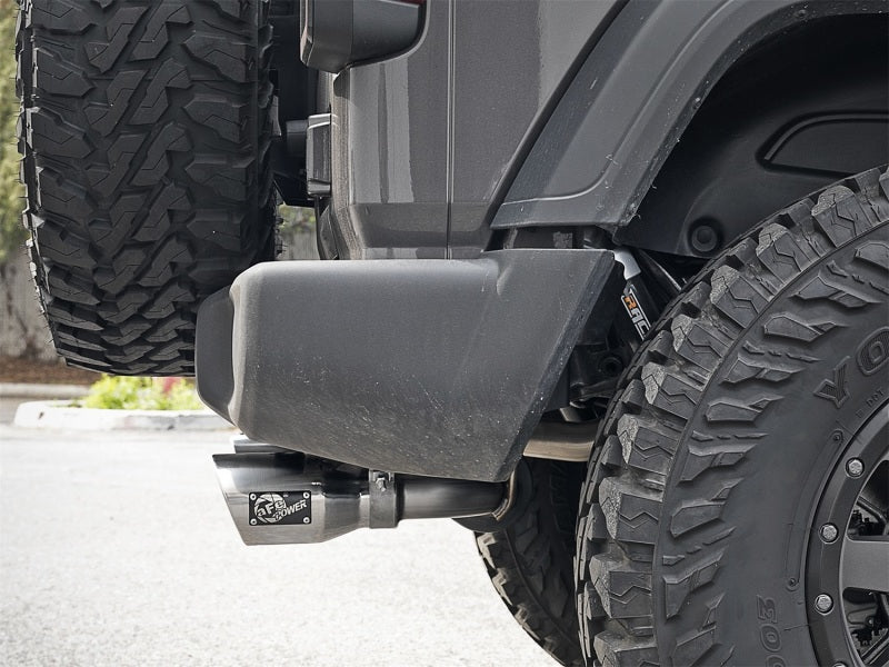 Rebel Series 2.5in 304 SS Cat-Back Exhaust w/ Polished Tips 2018+ Jeep Wrangler (JL) V6 3.6L - Burkken Auto Parts