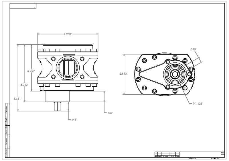 Aeromotive Spur Gear Fuel Pump - 3/8in Hex - 1.20 Gear - 25gpm - Burkken Auto Parts