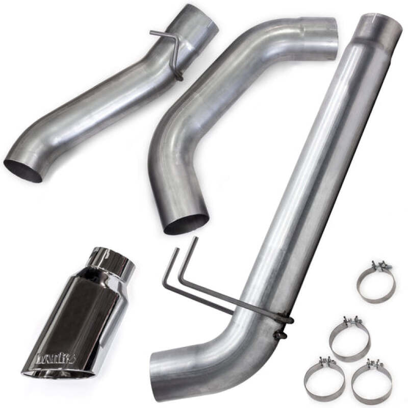 Banks Power 19-23 Ram 6.7L CCLB MSAL Monster Exhaust System - SS Single Exhaust w/ Chrome Tip - Burkken Auto Parts