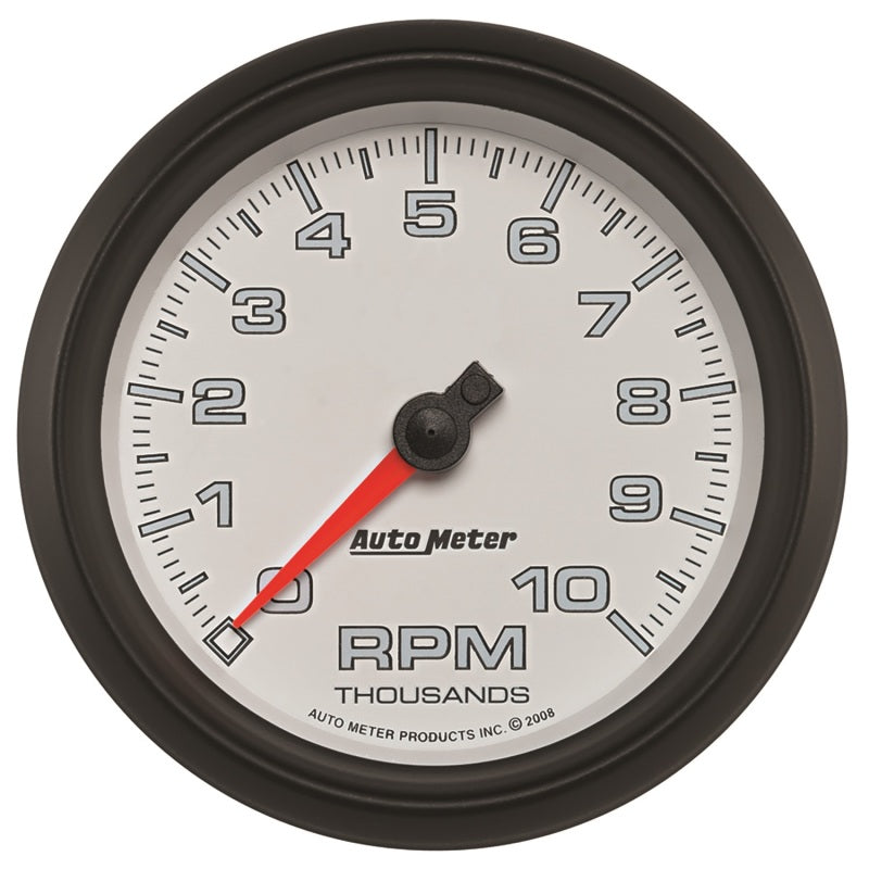 Autometer Pro-Cycle Gauge Tachometer 3 3/8in 10K Rpm White - Burkken Auto Parts