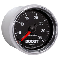 AutoMeter GS 2 1/16 inch 35PSI Mechanical Boost Gauge - Burkken Auto Parts