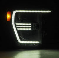 AlphaRex 21-22 Ford F150 PRO-Series Projector headlights Black w/Activ Light/Seq Signal - Burkken Auto Parts