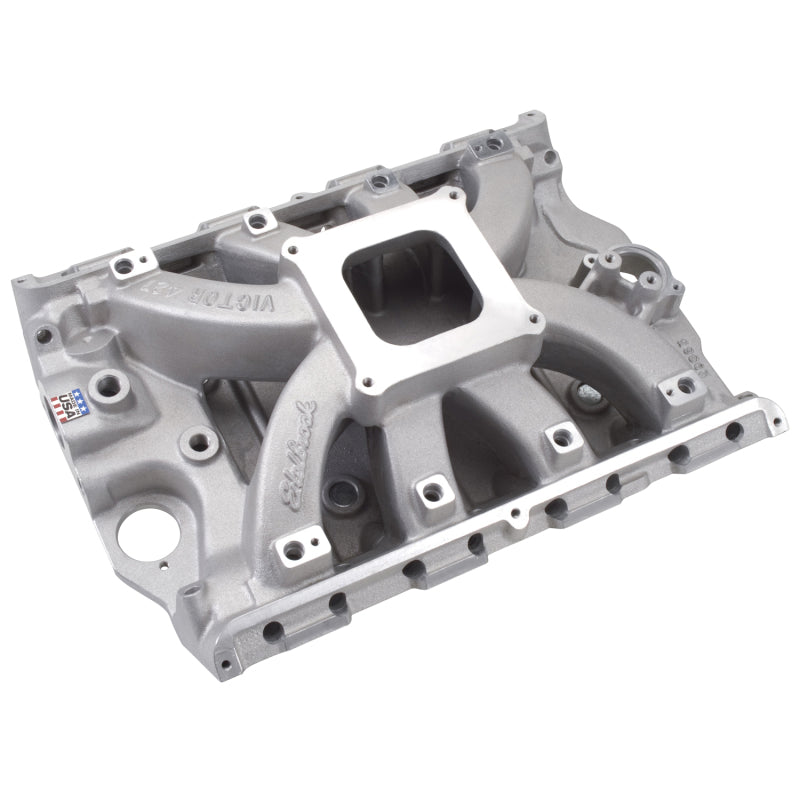 Edelbrock 390-428 Ford FE Victor EFI Manifold 4150 Flange Mounting - Burkken Auto Parts