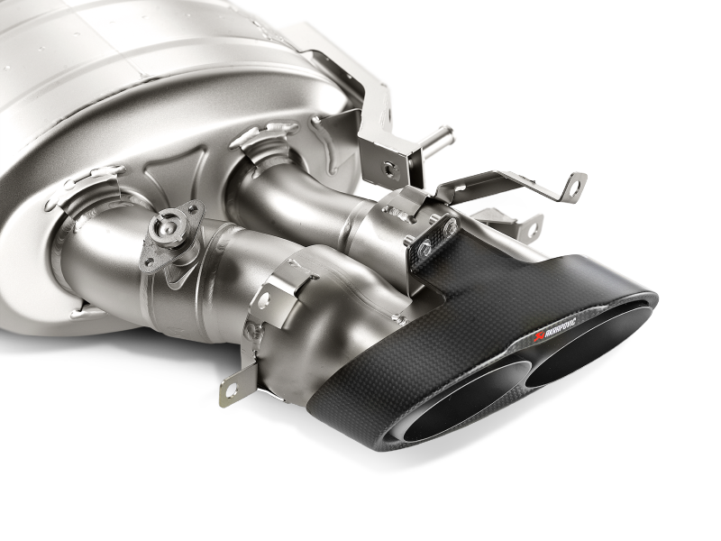 Akrapovic 14-17 Audi RS7 Sportback (C7) Evolution Line Cat Back (Titanium) w/ Carbon Tips - Burkken Auto Parts