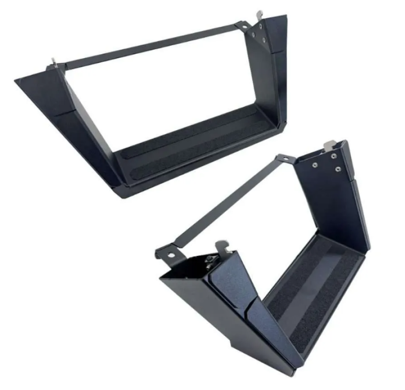 Rock Slide 18-25 Jeep Wrangler JL 7in Removable Deluxe Rock Rail Drop Step - Burkken Auto Parts