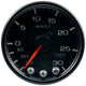 Autometer Spek-Pro Gauge Vac/Boost 2 1/16in 30Inhg-30psi Stepper Motor W/Peak & Warn Black/Black - Burkken Auto Parts