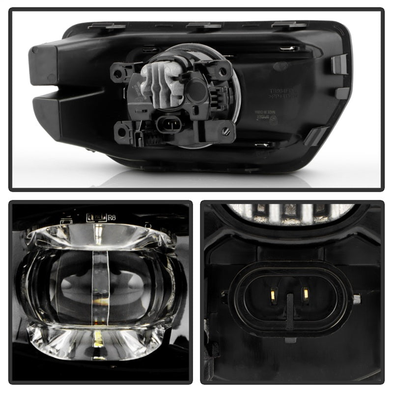 Spyder 21-23 GMC Yukon (Excl AT4) OEM Full LED Fog Lights w/Switch - Clear (FL-GY21-LED-C)