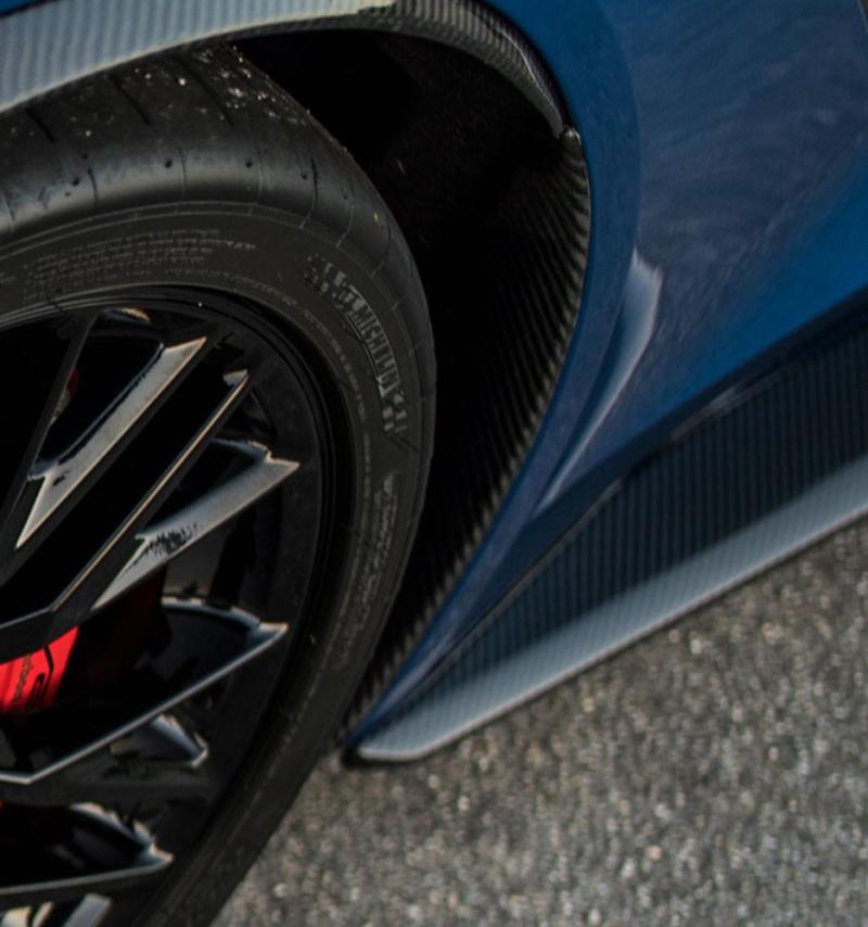 Anderson Composites 14+ Chevrolet Corvette C7 Stingray/Z06 Front Mud Flaps - Burkken Auto Parts