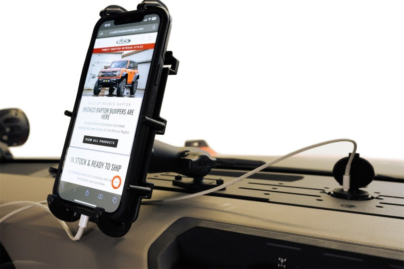 ADD 21-23 Ford Bronco & Bronco Raptor Digital Device Dash Mount - Burkken Auto Parts