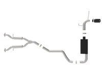 aFe Large Bore HD 3in 304 SS Cat-Back Exhaust w/ Black Tips 14-19 Jeep Grand Cherokee (WK2) V6-3.6L - Burkken Auto Parts