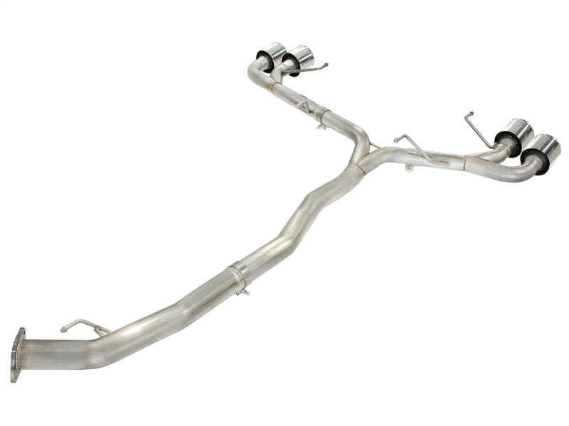 aFe Takeda 3in SS Exhaust Cat-Back 09-14 Nissan GTR V6 3.8L Polished Tips - Burkken Auto Parts