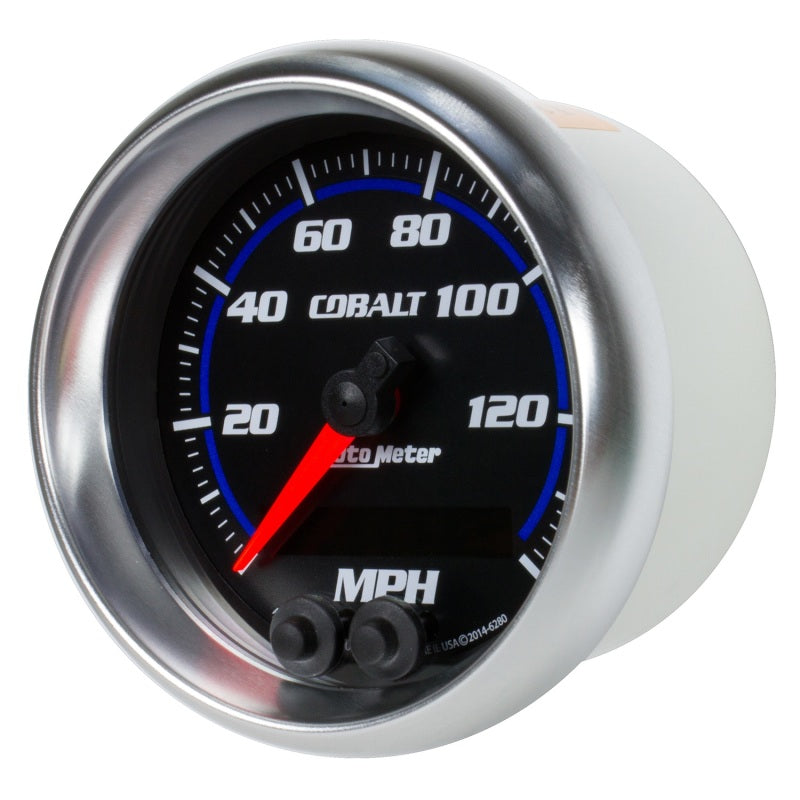 Autometer Cobalt 3-3/8in 0-140MPH In-Dash Electronic GPS Programmable Speedometer - Burkken Auto Parts