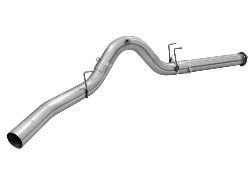 aFe MACHForce XP Exhaust 5in DPF-Back Stainless Steel Exhaust 2015 Ford Turbo Diesel V8 6.7L No Tip - Burkken Auto Parts
