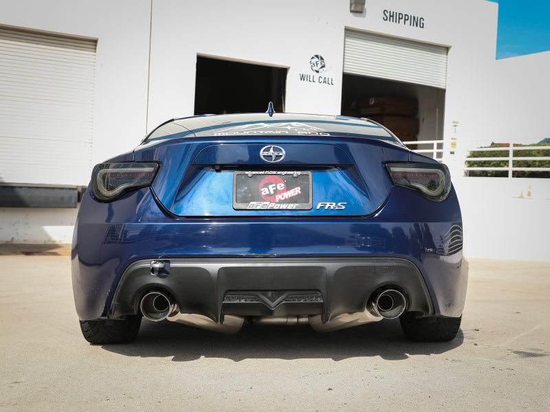 aFe Takeda 17-20 BRZ/FRS/86 2.5in 304 Stainless Steel Cat-Back Exhaust - Burkken Auto Parts