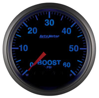 Autometer Elite 52mm 0-60 PSI Boost Peak & Warn w/ Electronic Control Gauge - Burkken Auto Parts
