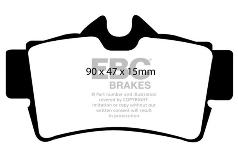 EBC 94-04 Ford Mustang 4.6 Cobra Redstuff Rear Brake Pads - Burkken Auto Parts
