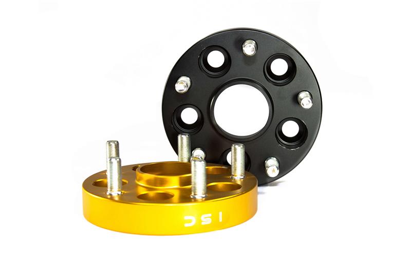 ISC Suspension Nissan 5x114.3 Hub Centric (66 Hub Bore) Wheel Spacers 15mm Black (Pair) - Burkken Auto Parts