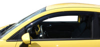 AVS 11-17 Fiat 500 Ventvisor Outside Mount Window Deflectors 2pc - Smoke - Burkken Auto Parts