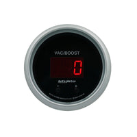 Autometer 52.4mm Black Switchable 0-1600 PSI / 0-110 BAR Vacuum/Boost Sport-Comp Elite Digital Gauge - Burkken Auto Parts
