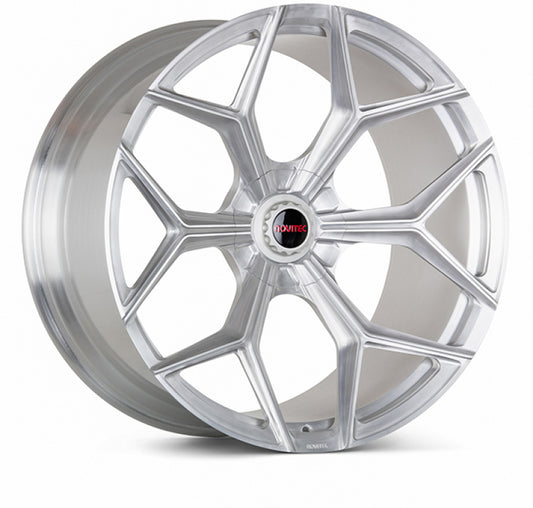 Vossen x Novitec NL4-5L 23x10.5 - 5x130 BP - ET21 - Brushed Gloss Clear Lamborghini Urus Front Wheel
