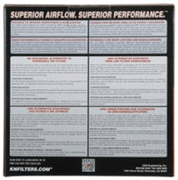 K&N Universal Rubber Filter 5in Flange ID x 6.5in Base OD x 4.5in Top OD x 4.125in Height - Burkken Auto Parts