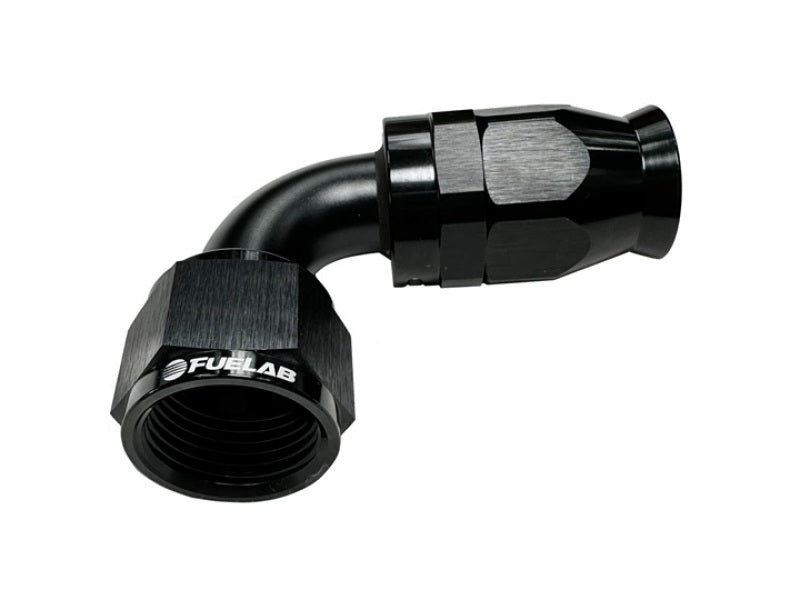 Fuelab PTFE Swivel Hose End Fitting - 90 Degree - 12AN - Burkken Auto Parts