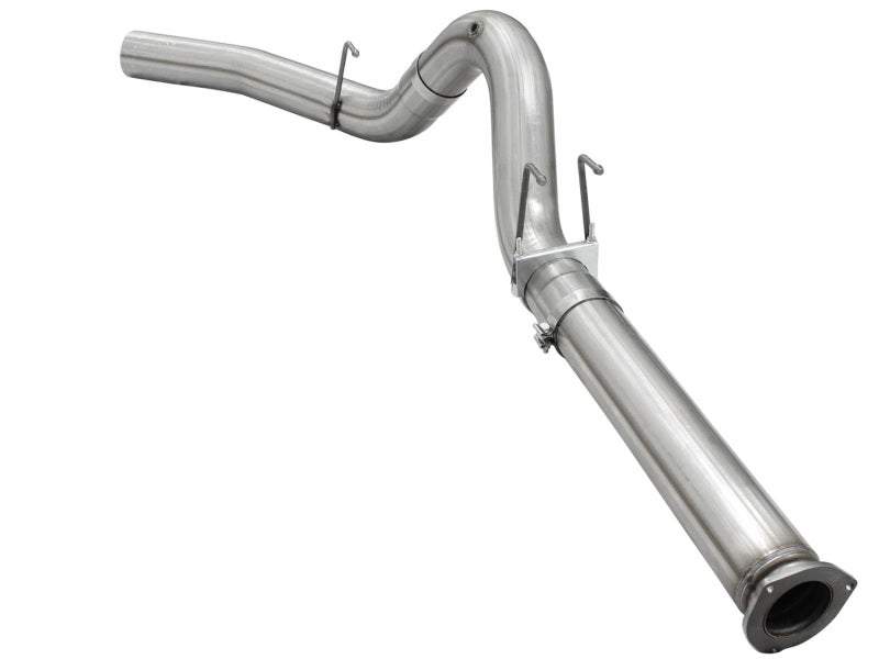 aFe MACHForce XP Exhaust 5in DPF-Back Stainless Steel Exhaust 2015 Ford Turbo Diesel V8 6.7L No Tip - Burkken Auto Parts