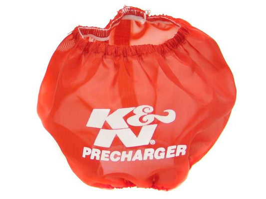 K&N Precharger Wrap Red Honda 4.5in top ID 5.125in Base ID - Burkken Auto Parts