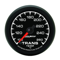 Autometer ES 52.4mm Full Sweep Electronic 100-260 Degree F Transmission Temprature Gauge - Burkken Auto Parts