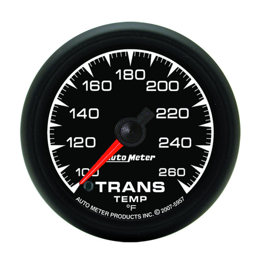 Autometer ES 52.4mm Full Sweep Electronic 100-260 Degree F Transmission Temprature Gauge - Burkken Auto Parts